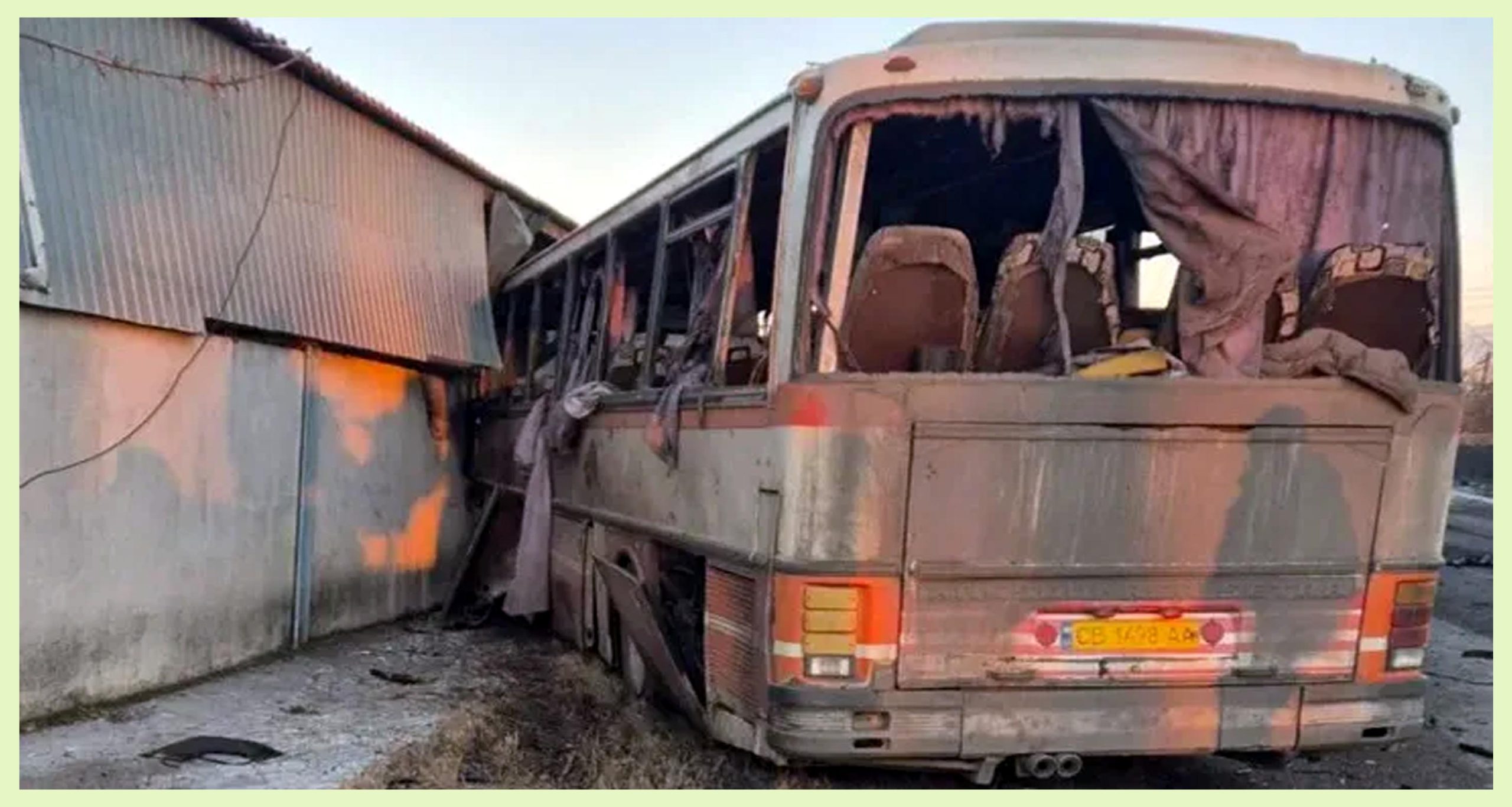 ইউক্রেনে যাত্রীবাহী বাসে রাশিয়ার ড্রোন হামলায় নিহত ১২