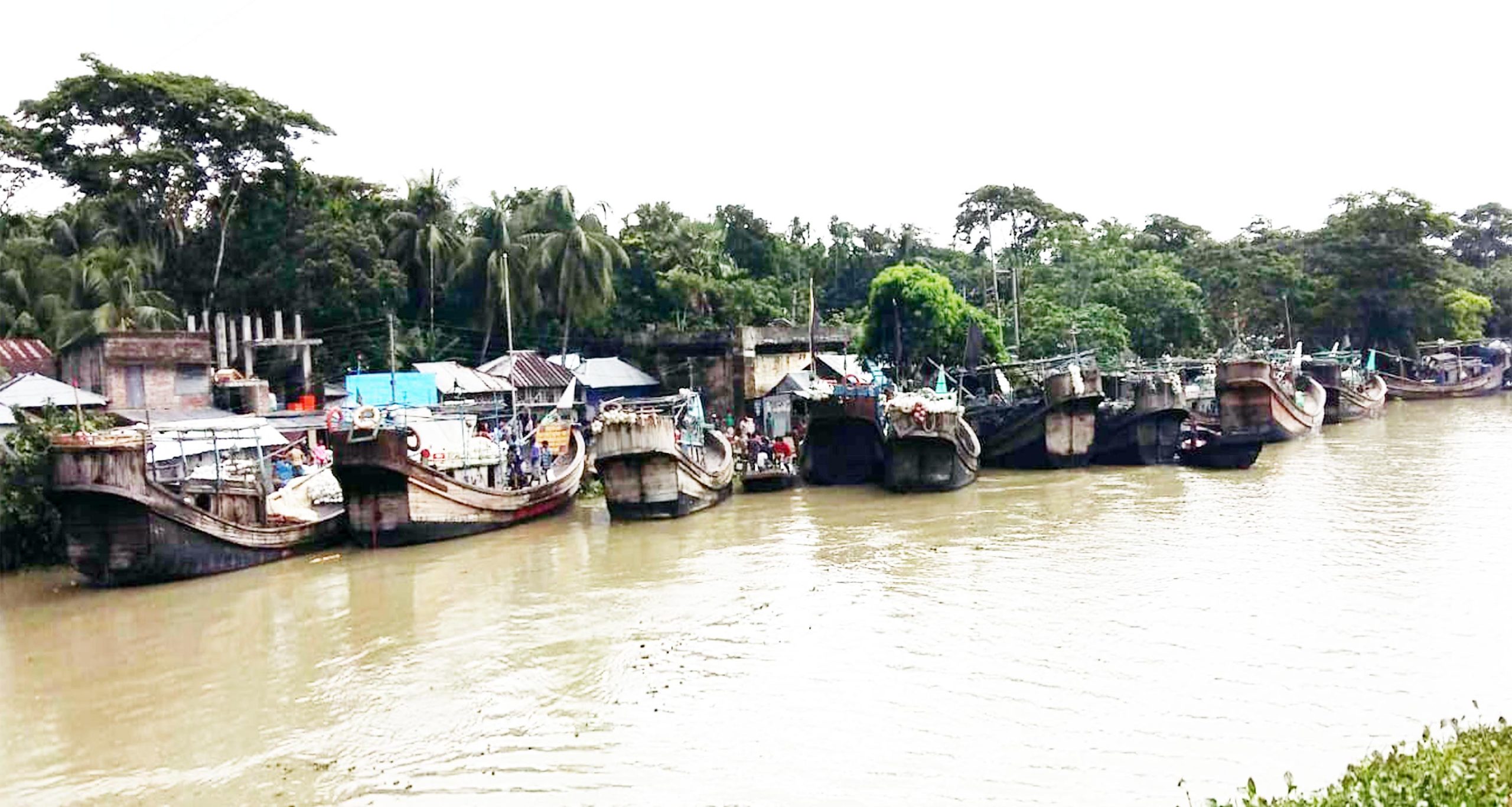 ভাণ্ডারিয়ায় জেলে পেশায় বহুমুখী সংকট : থমকে আছে অর্ধশত ট্রলার