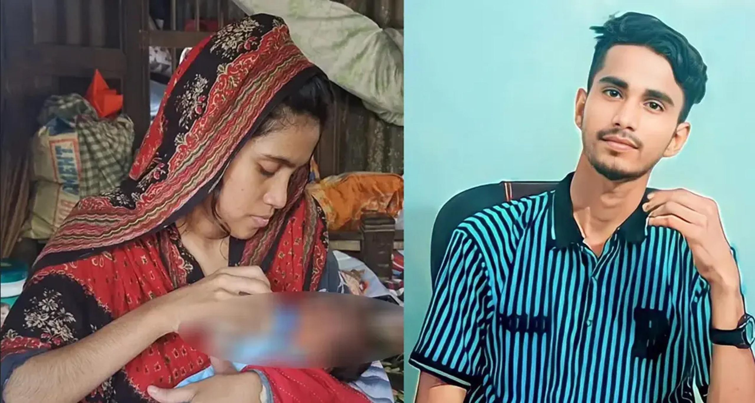পৃথিবীতে আসার আগেই বাবাকে হারাল ফুটফুটে নবজাতক