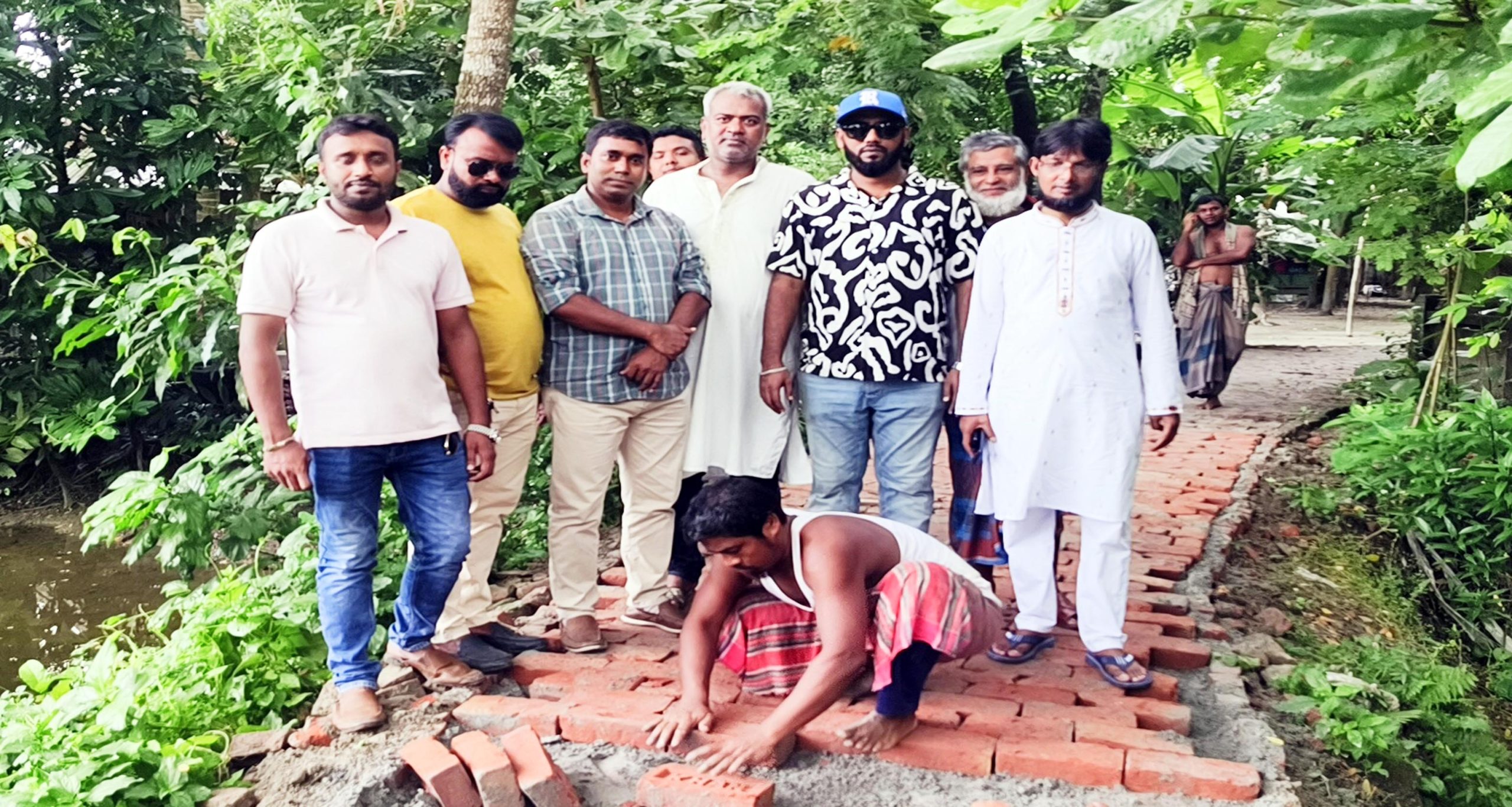 জনকল্যাণে ধারাবাহিক উদ্যোগ, নিজ অর্থায়নে আরও তিন সড়কের সংস্কার করলেন রাজন শিকদার