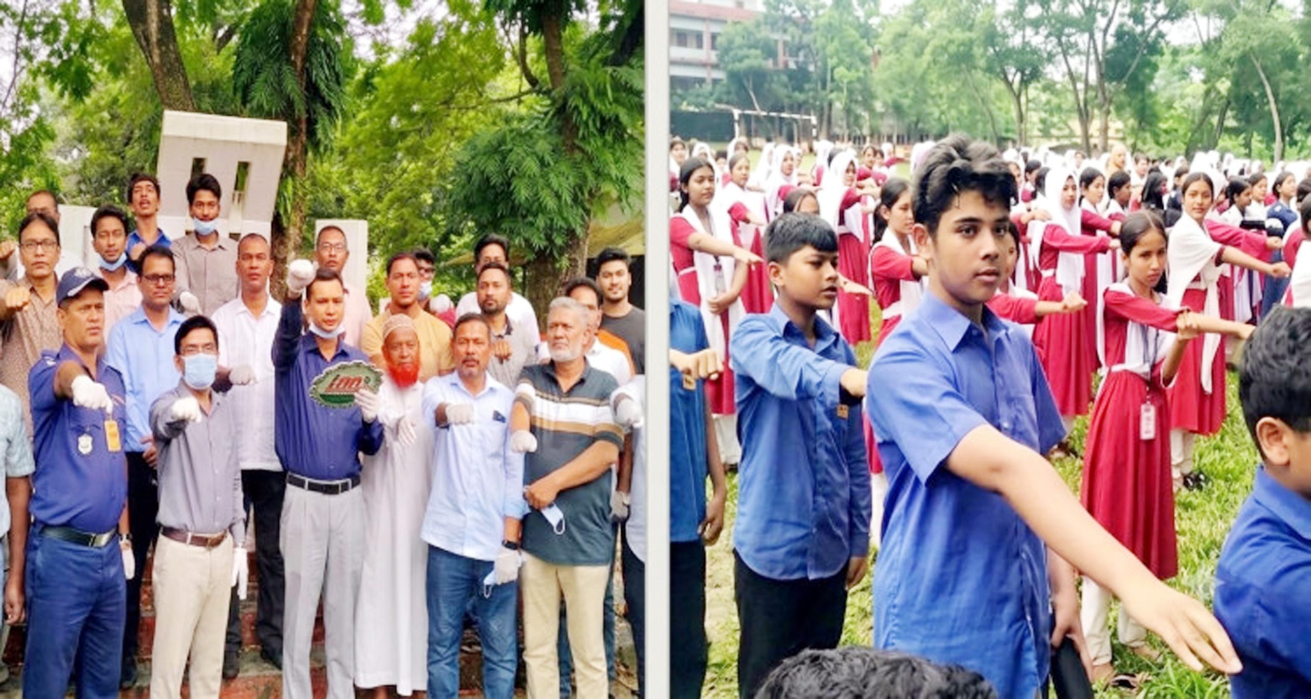 পরিচ্ছন্ন বাংলাদেশ গড়তে শিক্ষার্থীদের শপথ পাঠ করালেন বরিশালের ডিসি