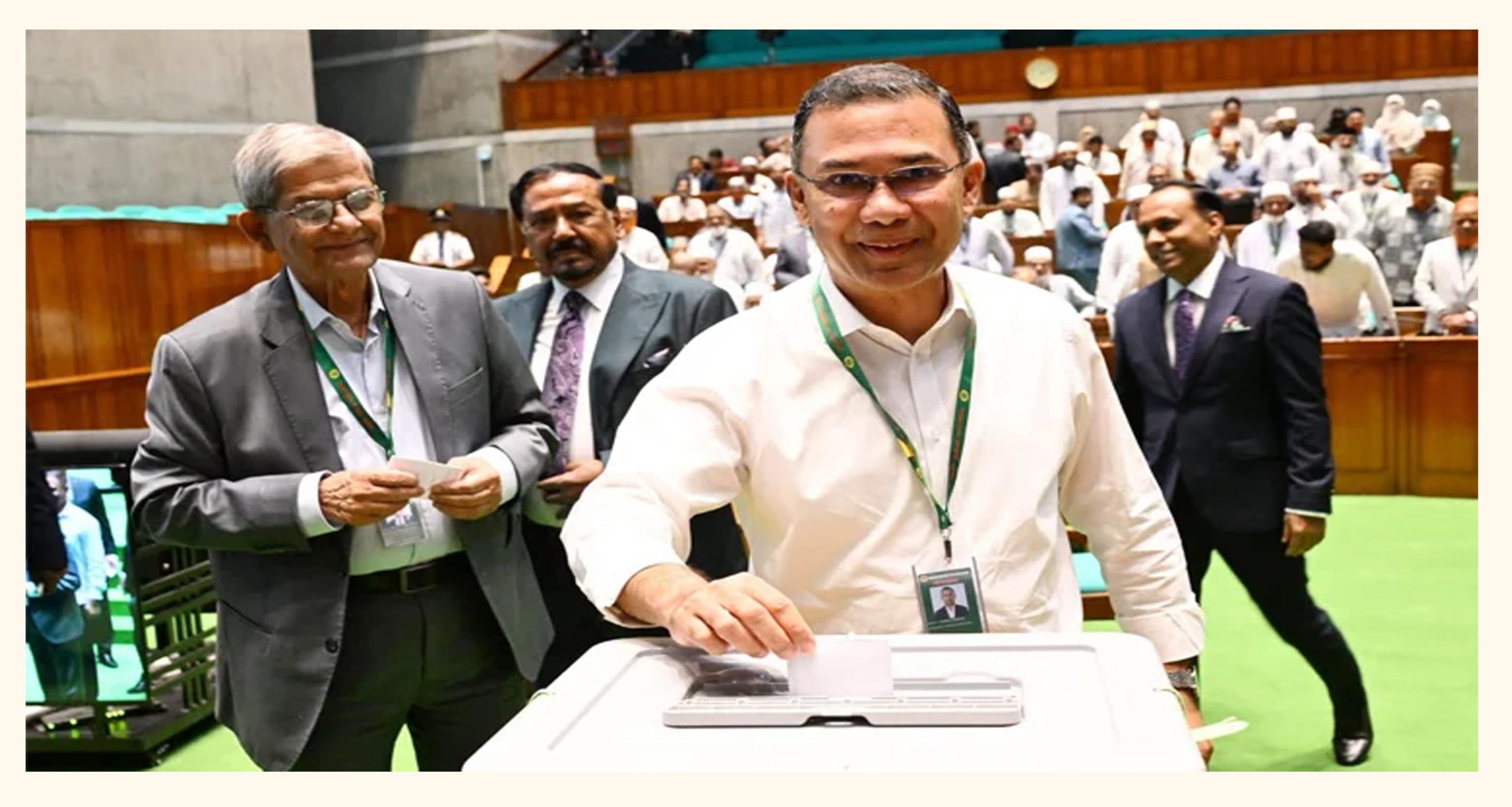 রাষ্ট্রপতি নির্বাচনে ভোট দিলেন প্রধানমন্ত্রী তারেক রহমান