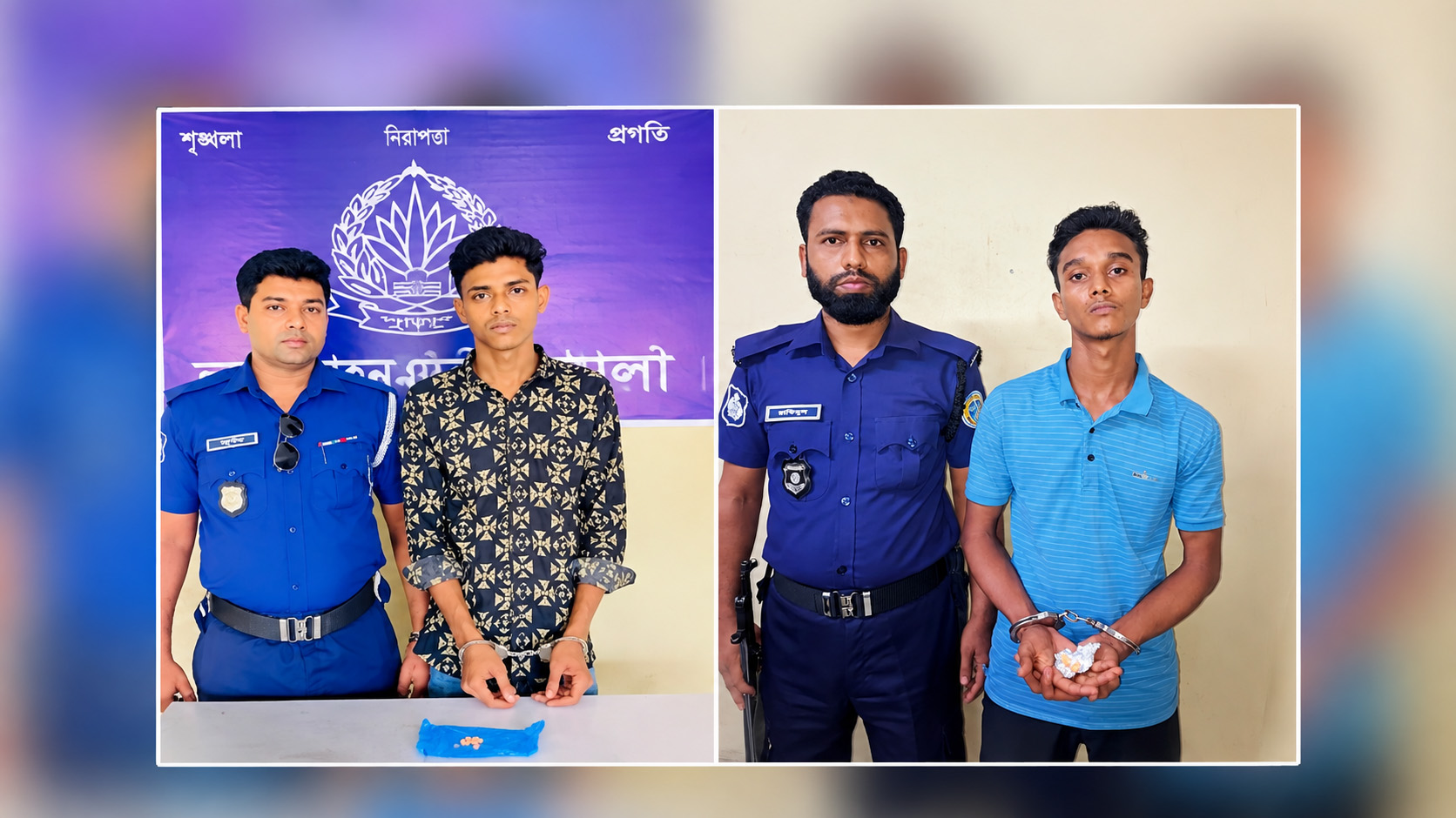 লালমোহনে মাদক বিরোধী অভিযানে আটক ২ 